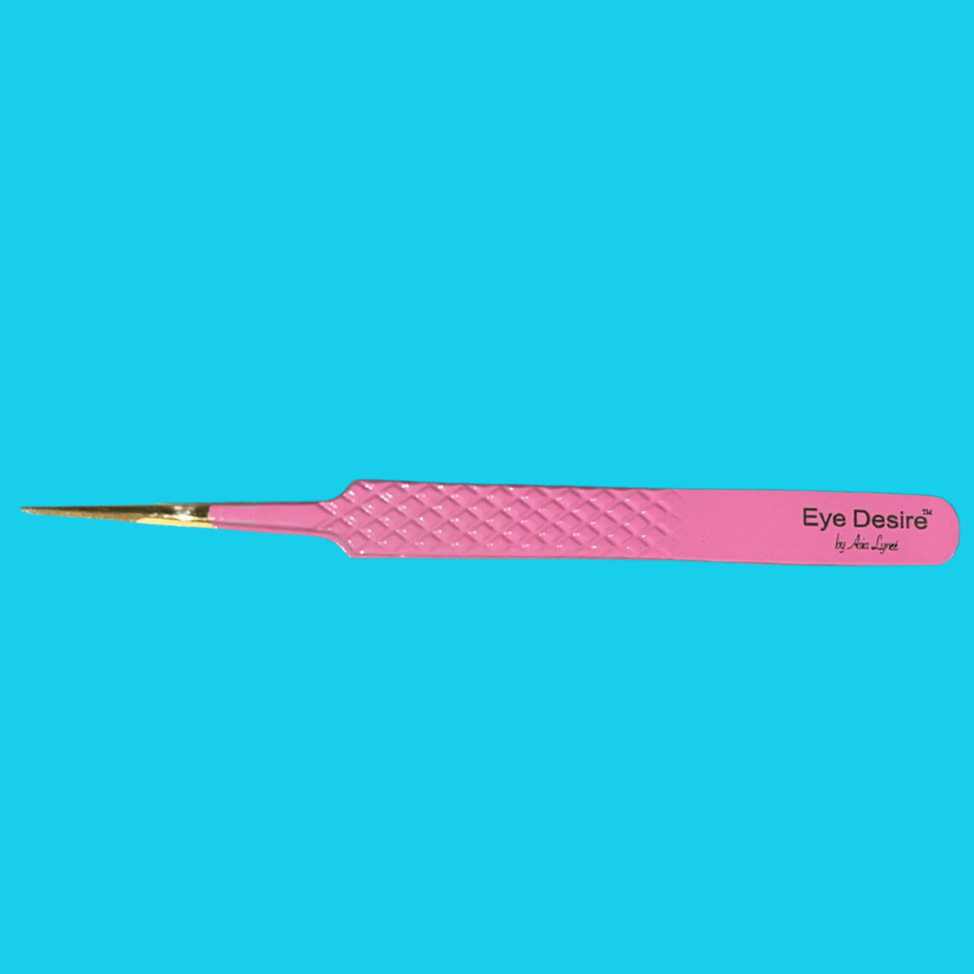 "Bay Area" Straight Isolation Tweezer Pink