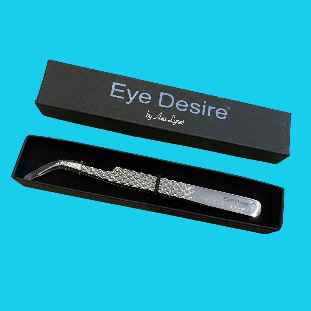 "Diamond" S Curve Tweezer Silver