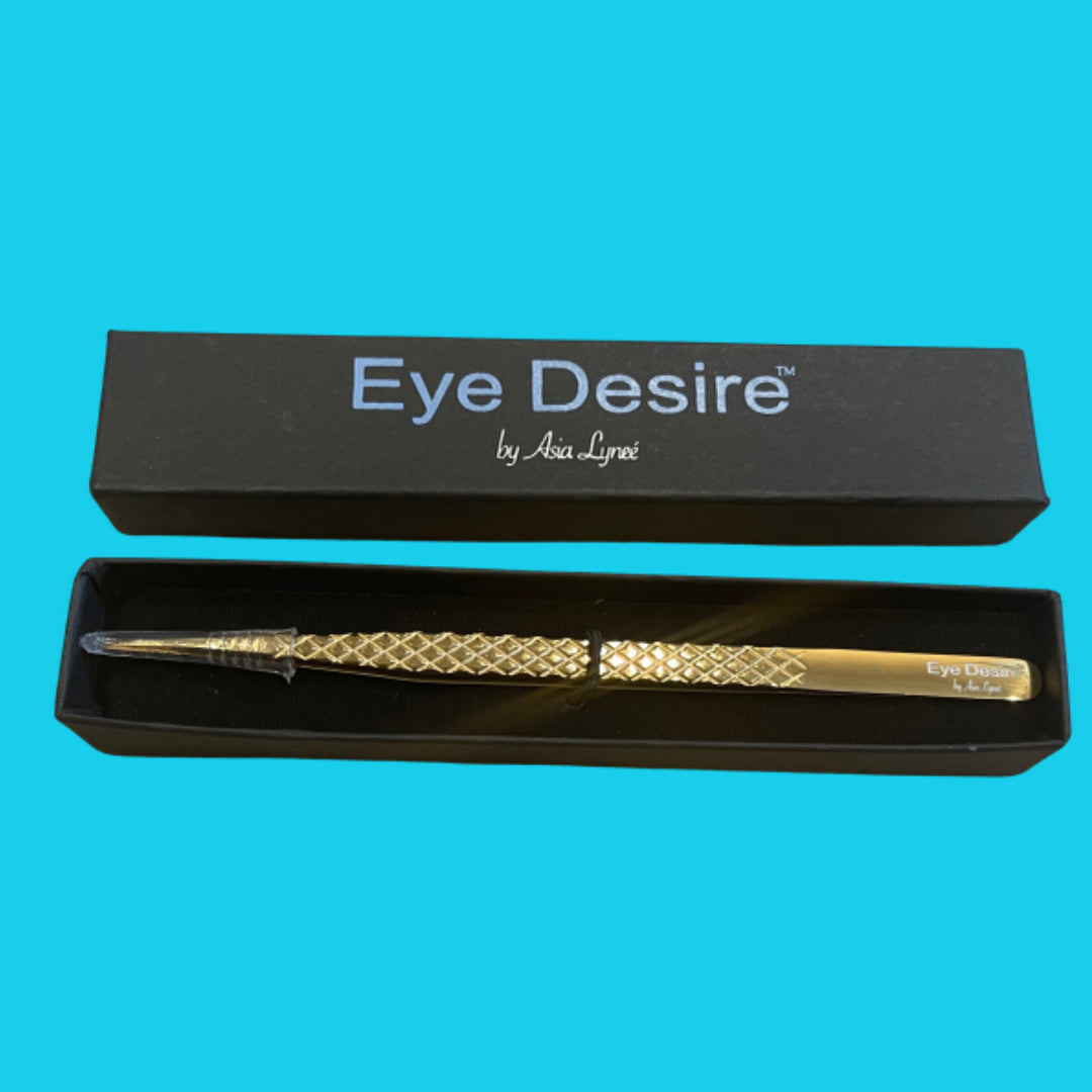 "Slimmy" Slim Straight Isolation Tweezer Gold