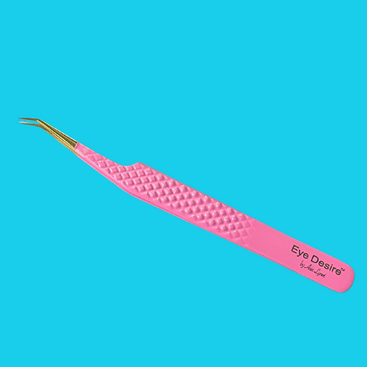 “Sassy” 65 Degree Angle Tweezer Pink